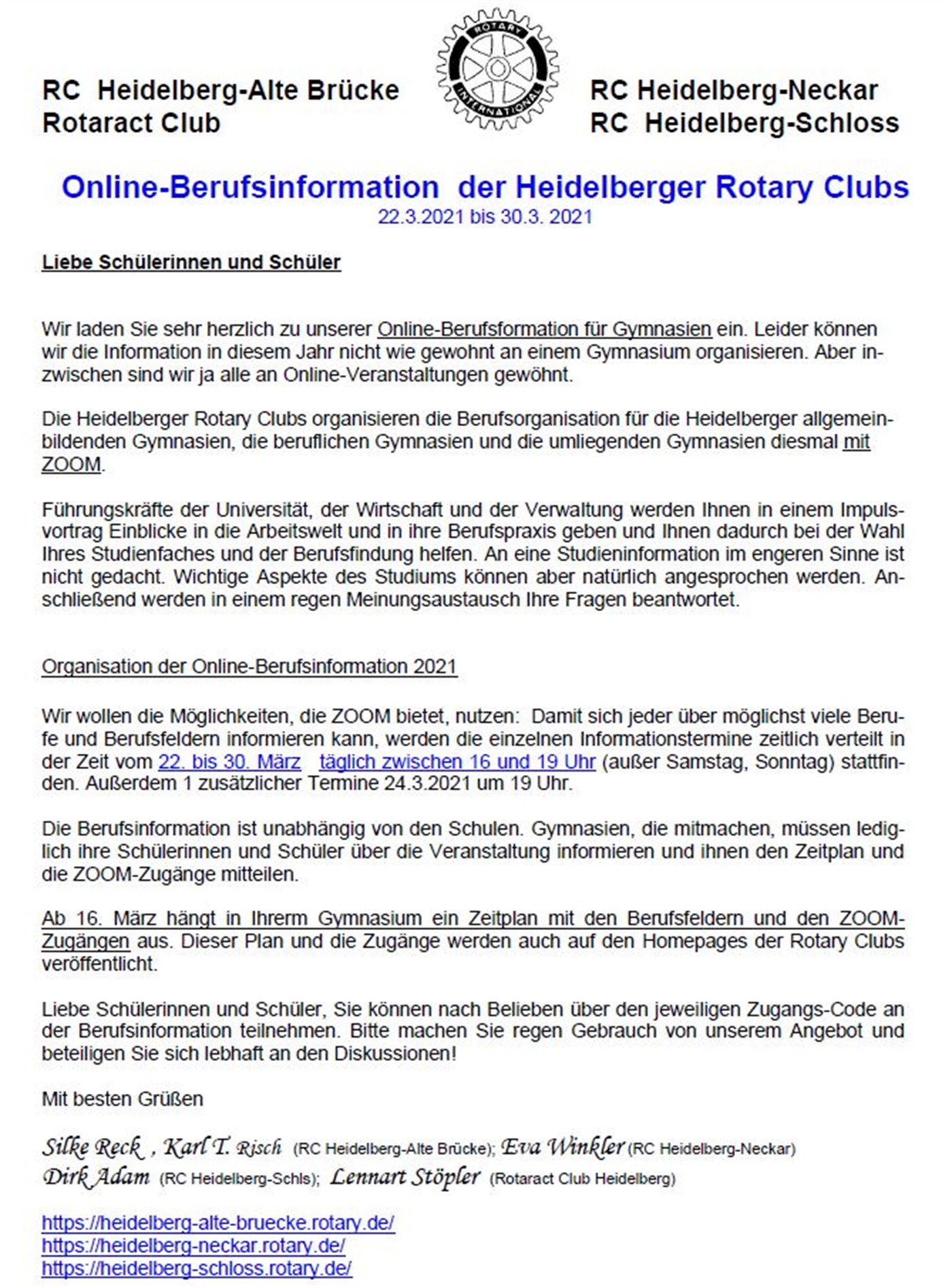 Online-Berufsinformation
