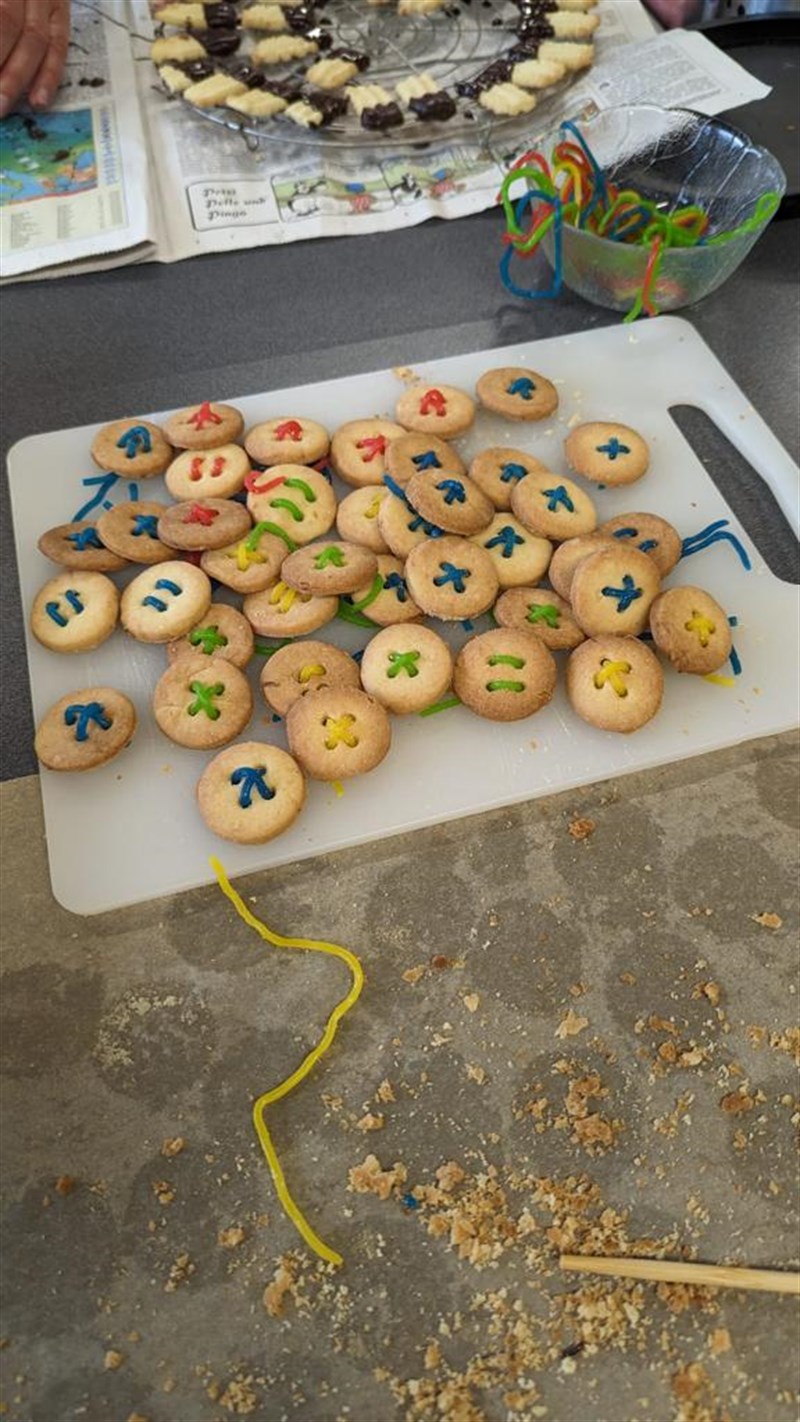 Traditionelles Plätzchenbacken
