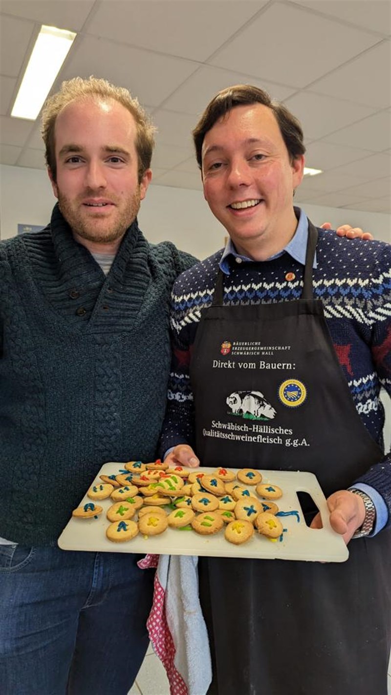 Traditionelles Plätzchenbacken