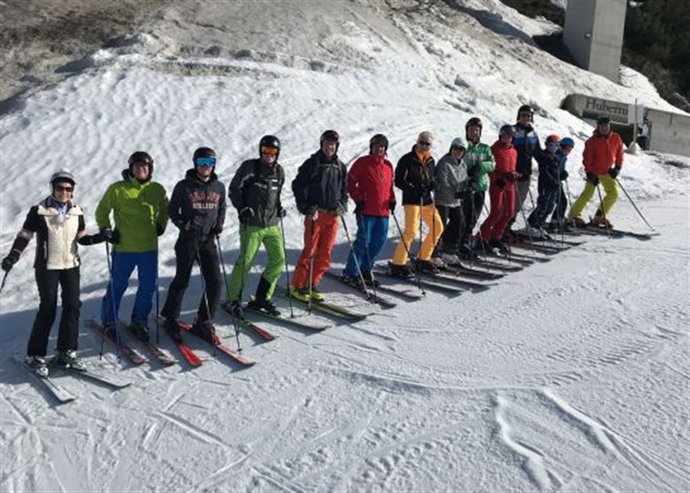 Skifahren am Arlberg